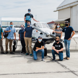Flight Students at program hangar