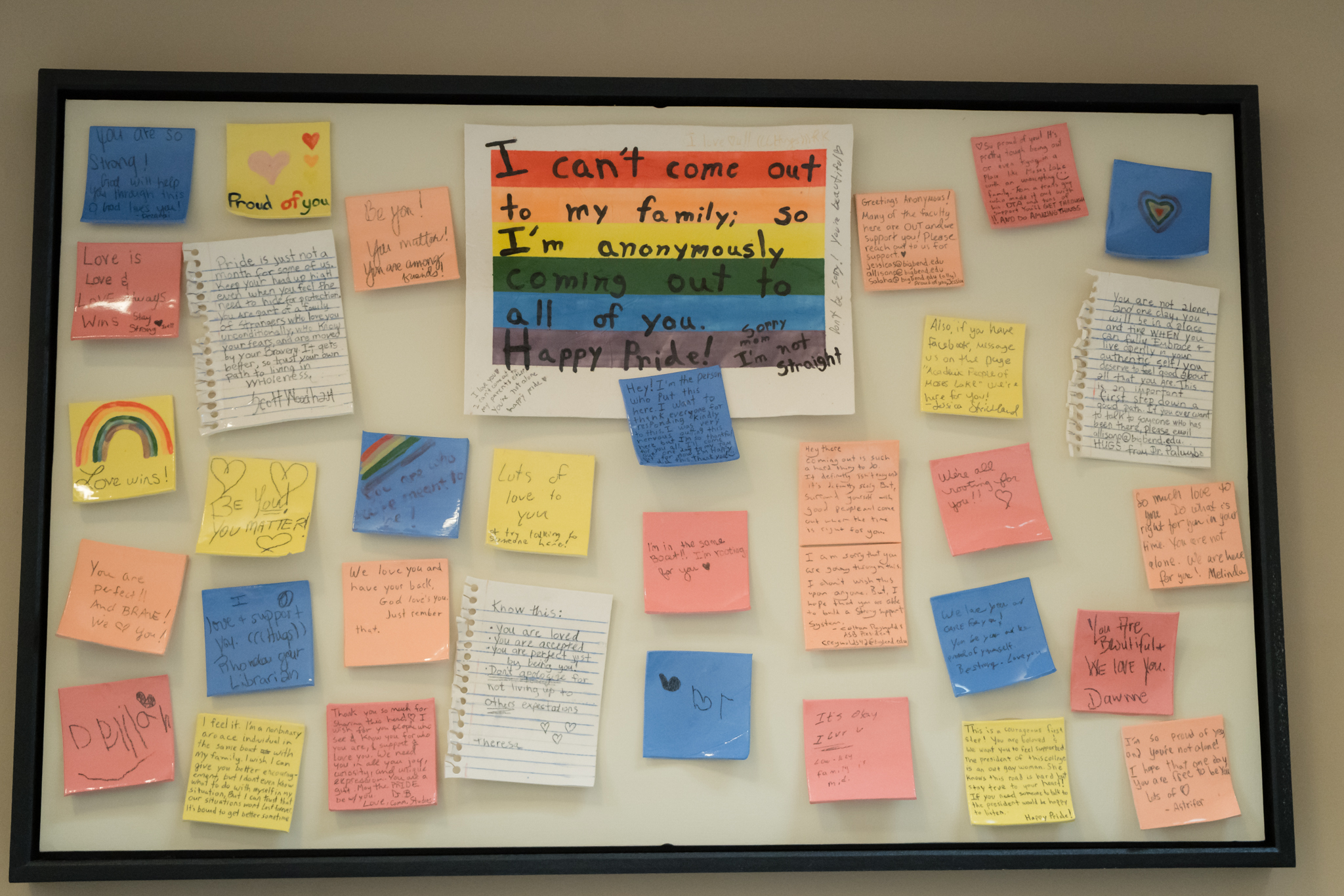 Dear Anonymous art piece