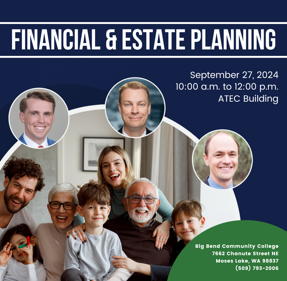 BBCC Foundation to host financial and estate planning event - Big Bend Community College Image