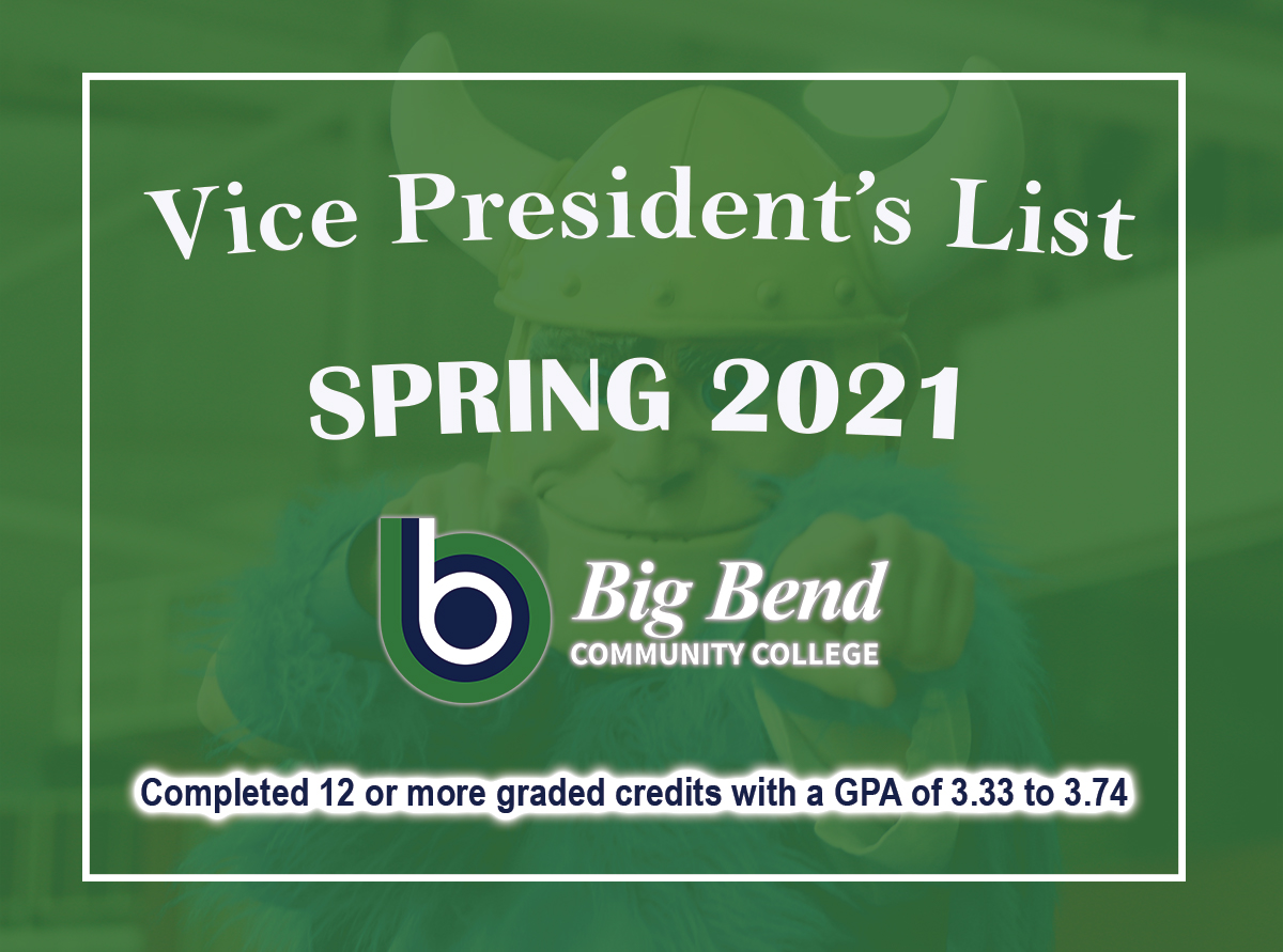 Vice President's list spring 21