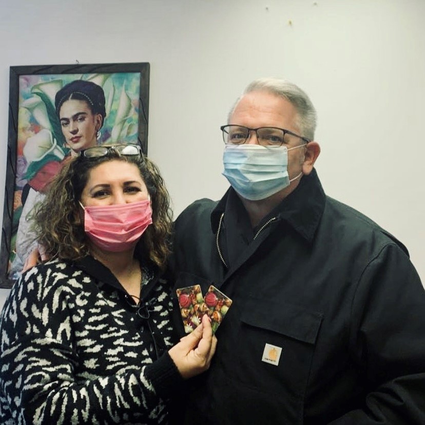 Carmen Ramirez and Kyle Foreman