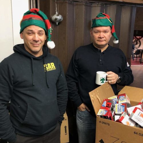 Big Bend giving gifts to veteran families. Big Bend giving gifts to veteran families.