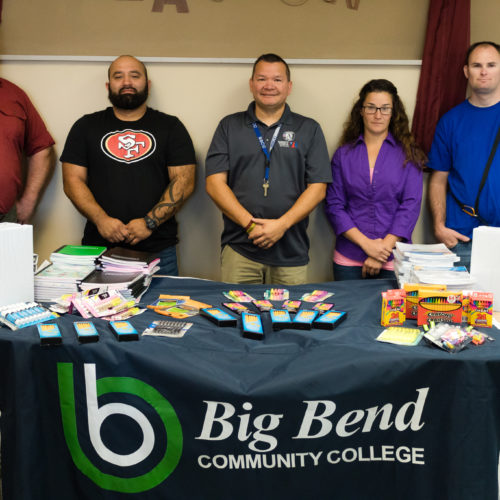 Veteran office donating school supplies Veteran office donating school supplies